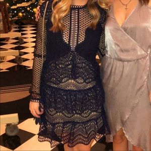 Self Portrait Long sleeved dress